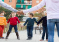 kids playing red rover