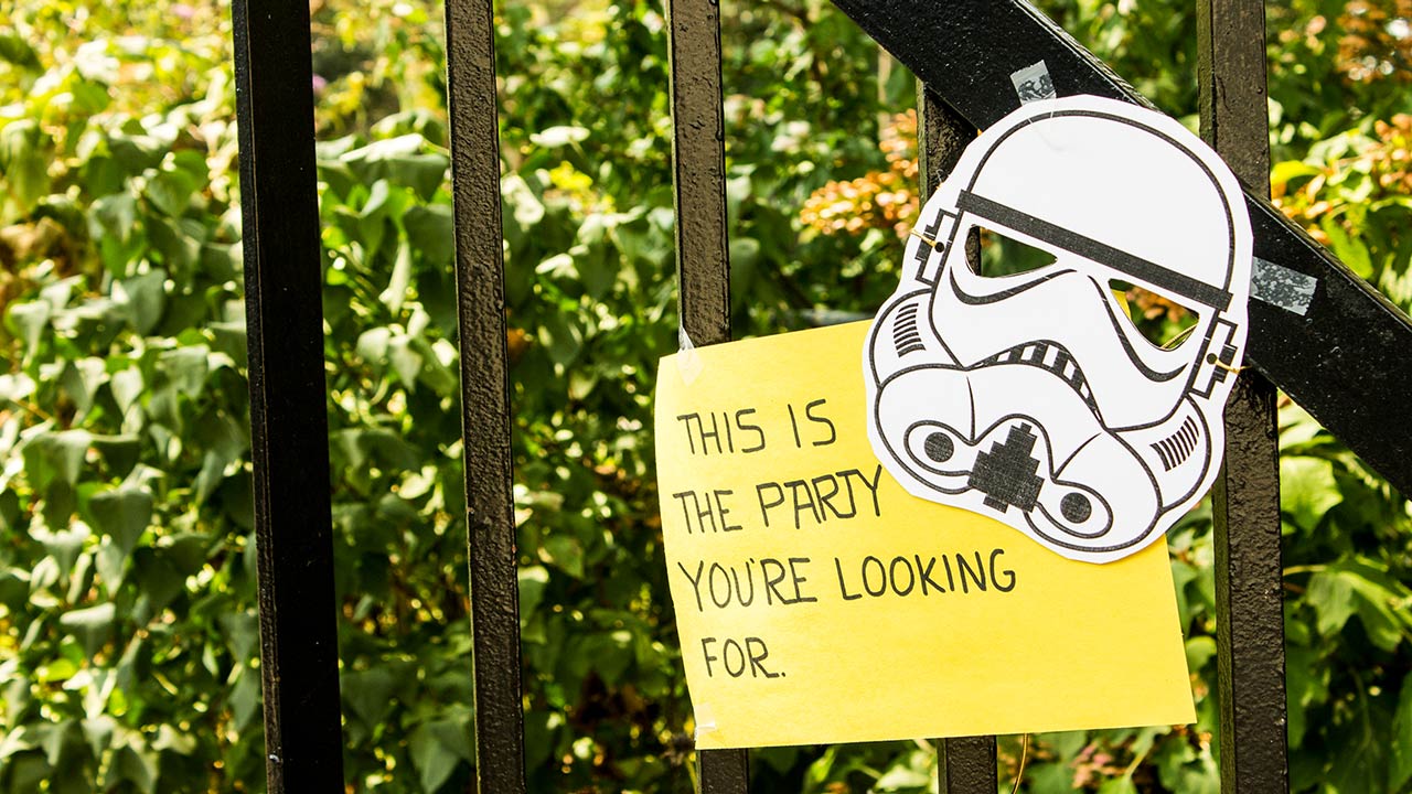 star wars themed party