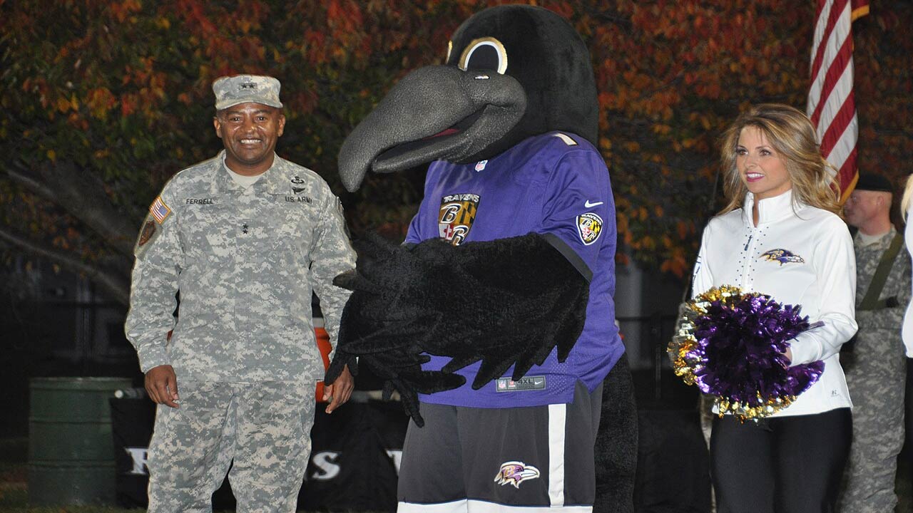 baltimore ravens mascot poe