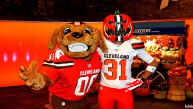 chomps the mascot cleveland