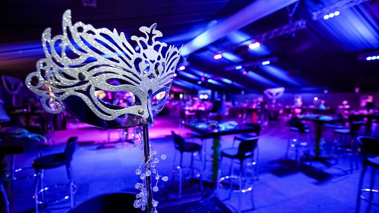 masquerade mask party venue