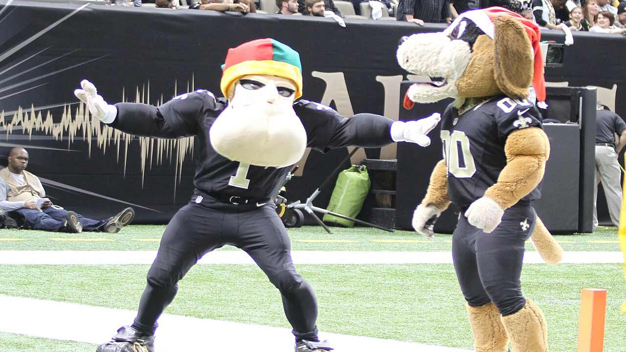 new orleans saints mascots