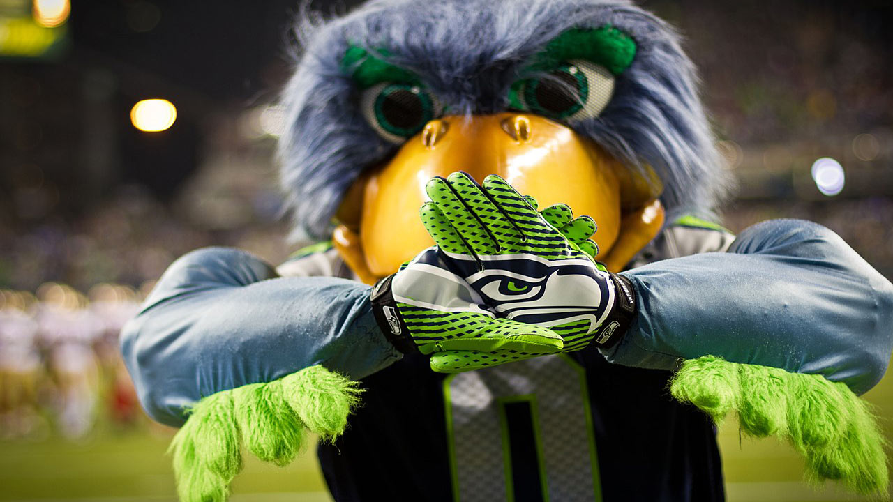 seattle seahawks mascot blitz