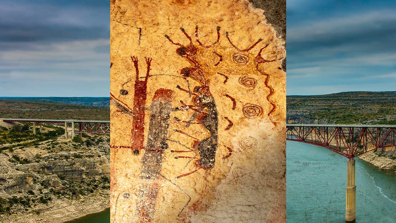 white shaman mural 2 pecos river