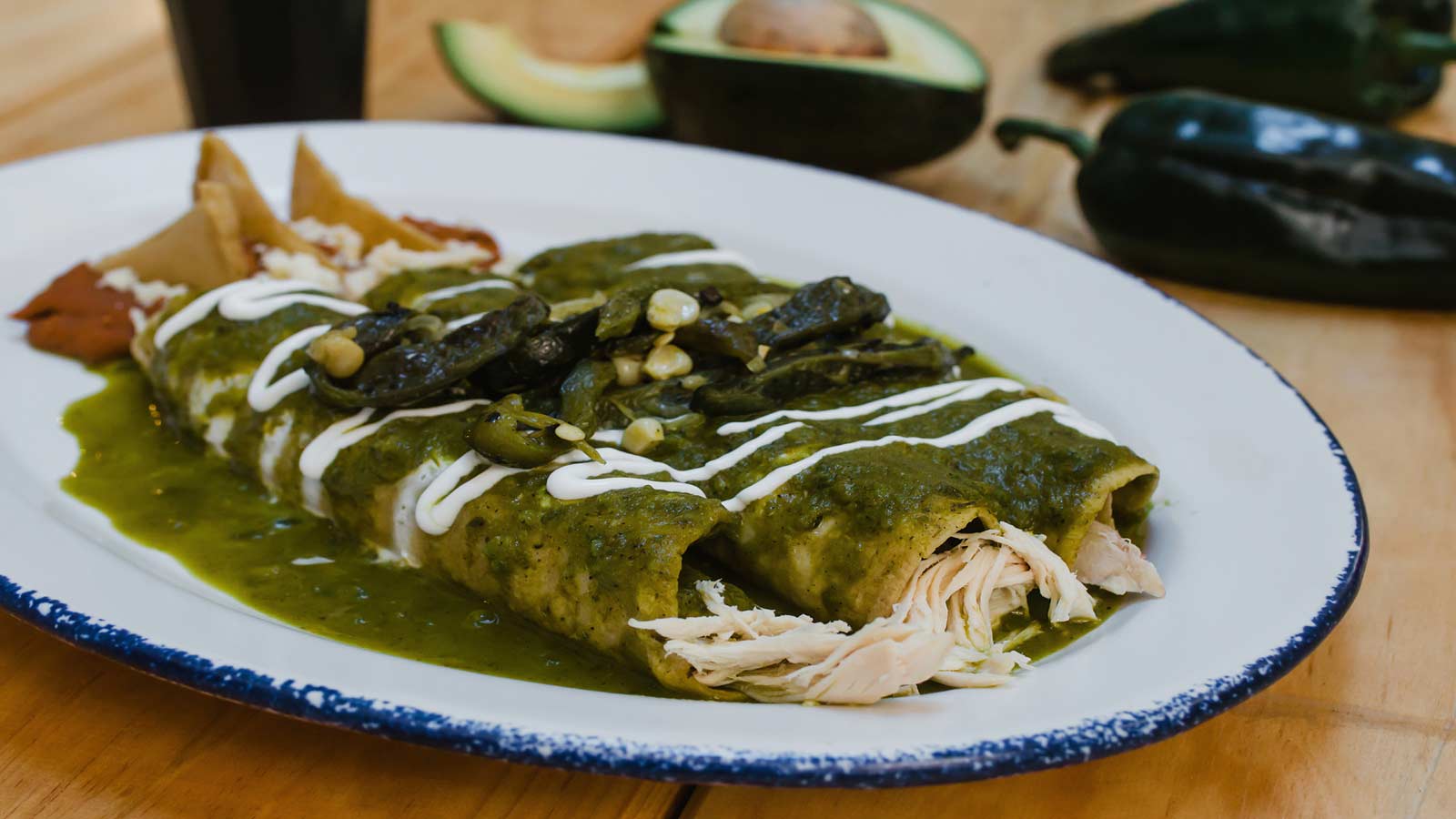 green enchiladas